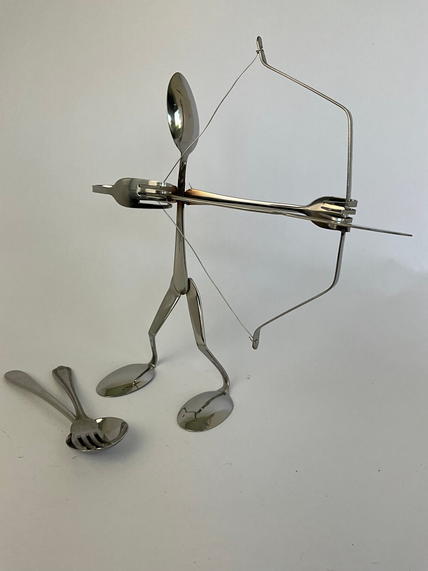 Hand made Cutlery figure of ‘The Archer’